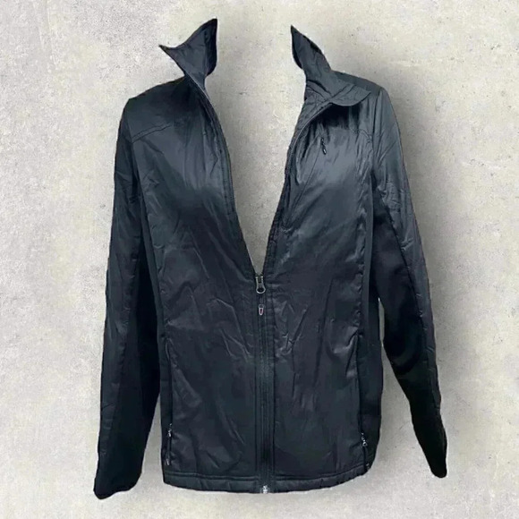 Lands End light weight jacket Black size Small some peeling under arms - Picture 2 of 13